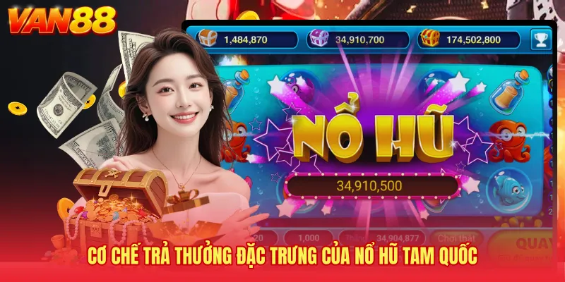 Cơ chế trả thưởng đặc trưng của nổ hũ Tam Quốc